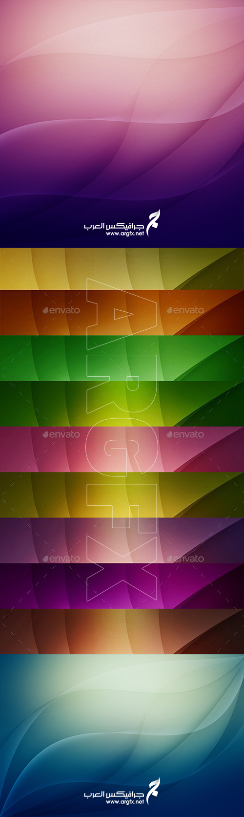  Graphicriver Abstract Waves Backgrounds 17375510
