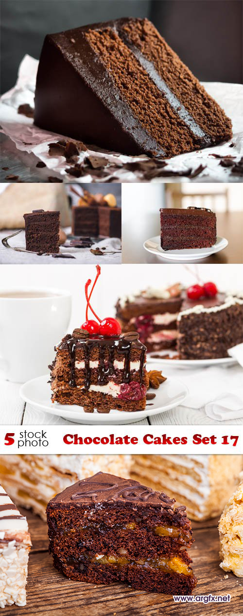  Photos - Chocolate Cakes Set 17