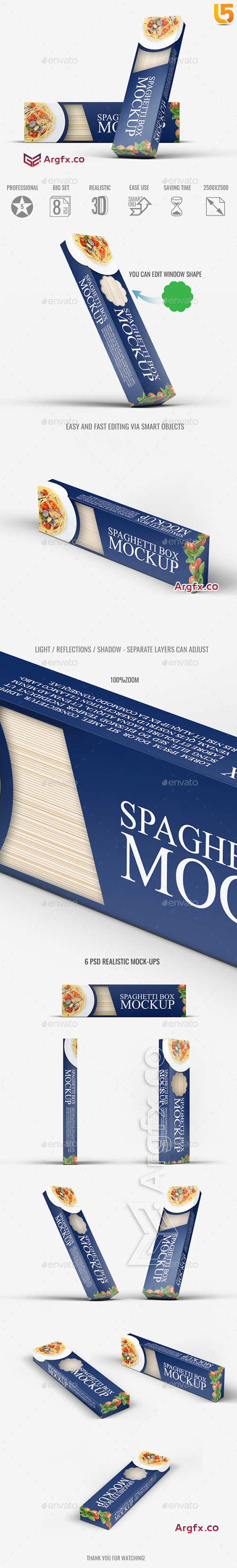 GraphicRiver - Spaghetti Box Mock-up 22600329