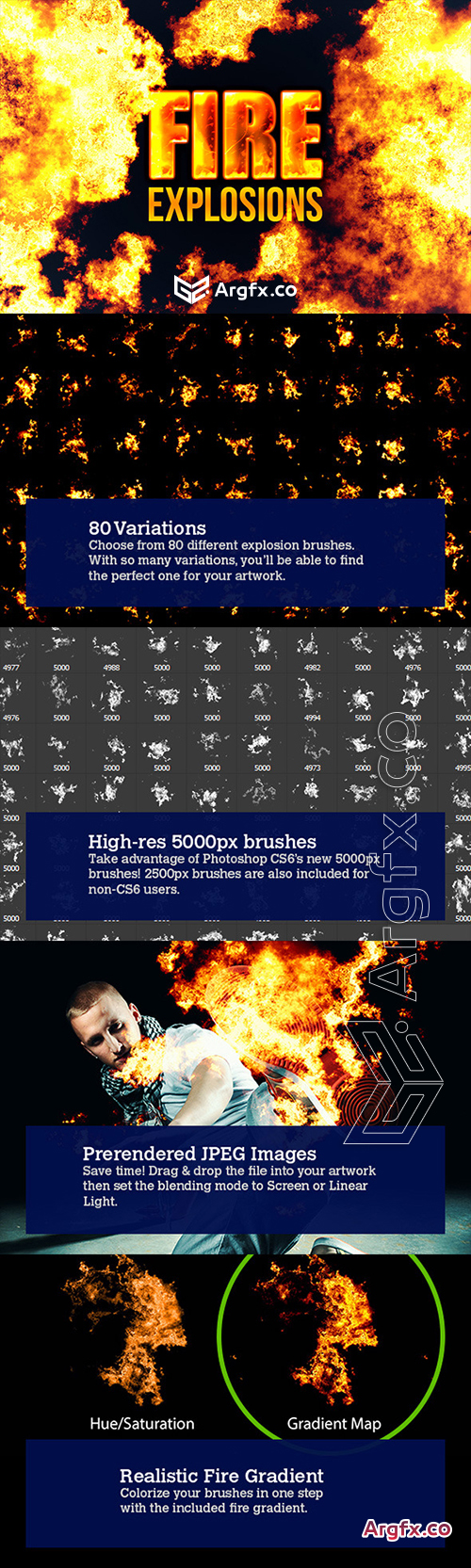 GraphicRiver - 80 Photorealistic Fire Explosions 4272358