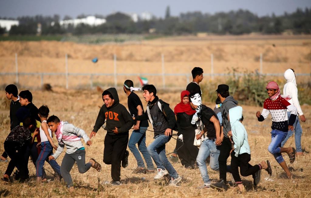 المسيرات السلمية على حدود قطاع غزة