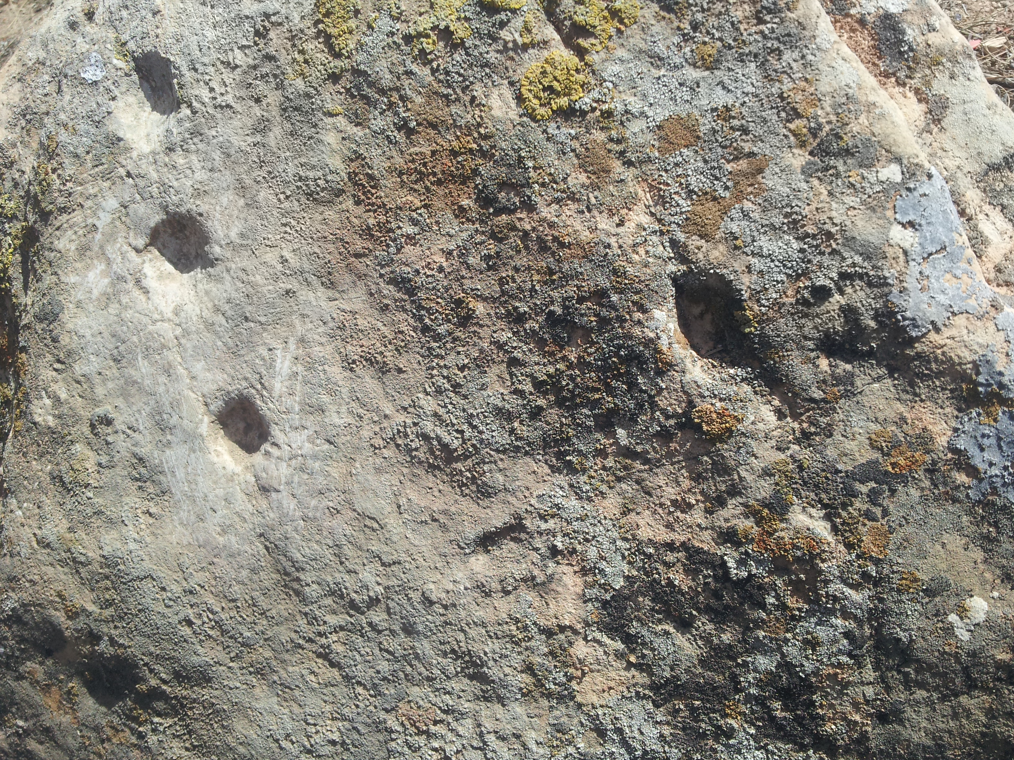 صخرة عليها ثلاثة جرون أو بصمات  P_480txavr2
