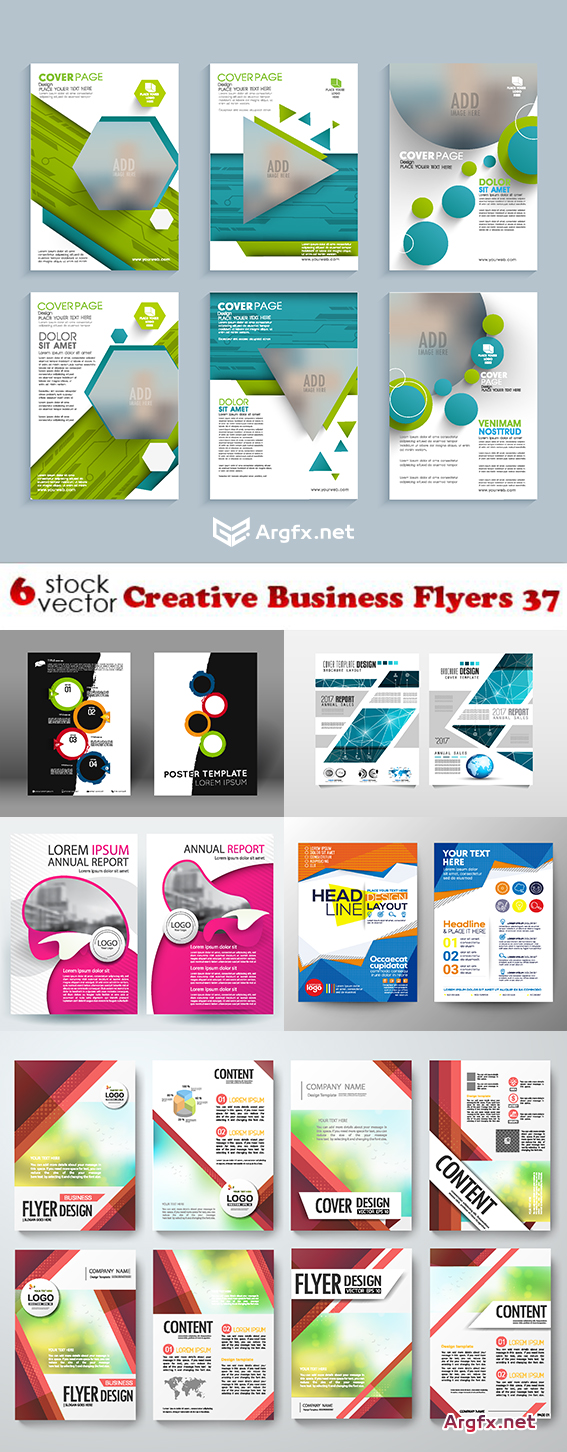 Vectors - Creative Business Flyers 37