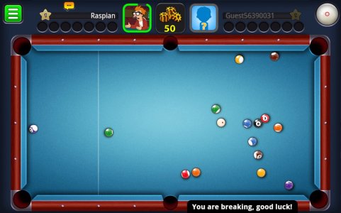 لعبة البلياردو الأفضل للآندرويد8 Ball Pool P_587icpfa4
