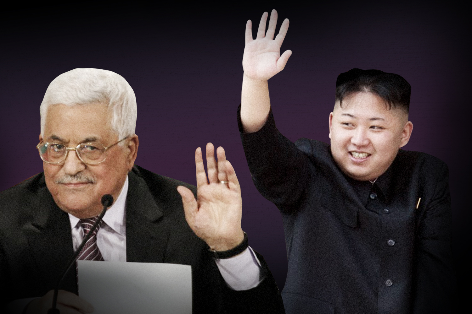الرئيس عباس يسلم الزعيم الكوري الشمالي رسالة خطية